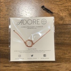 Adore by Swarovski organic circle bracelet